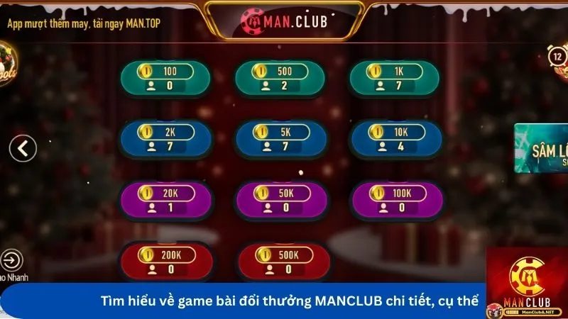 Tìm hiểu về game bài đổi thưởng MANCLUB chi tiết, cụ thể